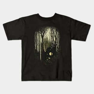 Creepy Forest 1 Kids T-Shirt